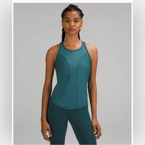 Lululemon Base Pace Two-Toned Ribbed Tank Top